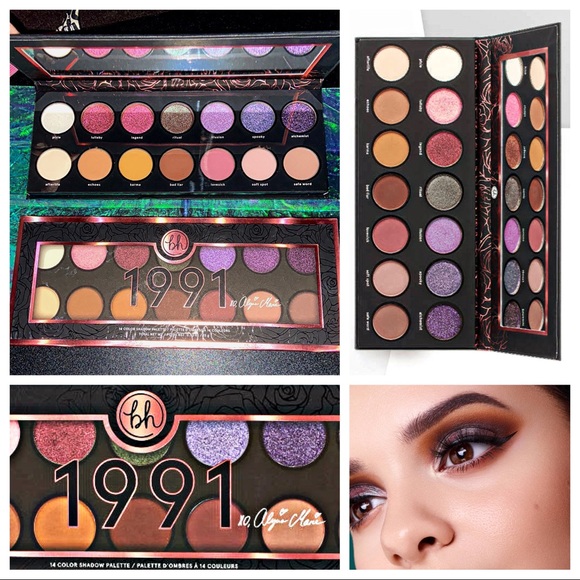 NIB - BH COSMETICS 1991 by ALYCIA MARIE - 14 COLOR Eye Shadow Palette - Picture 1 of 15